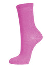 Glitzersocken pink- silber von Sock Talk