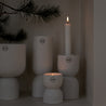 Kerzenständer Post  - weiß