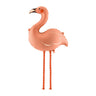 Korallenfarbener Flamingo Airwalker Folienballon von PartyDeco mit langen Beinen zum Befüllen mit Helium