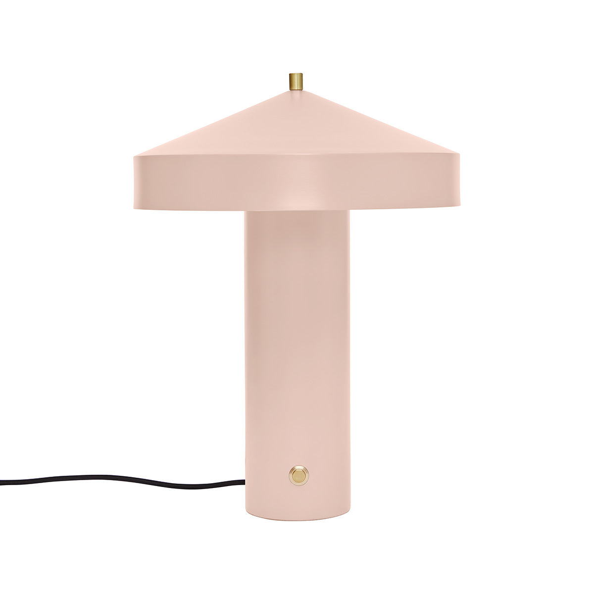 OYOY HATTO Tischleuchte in Nude – skandinavische Designerlampe