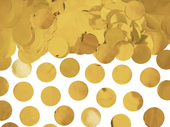 Konfetti Kreise, aus Folie in Gold, 15g