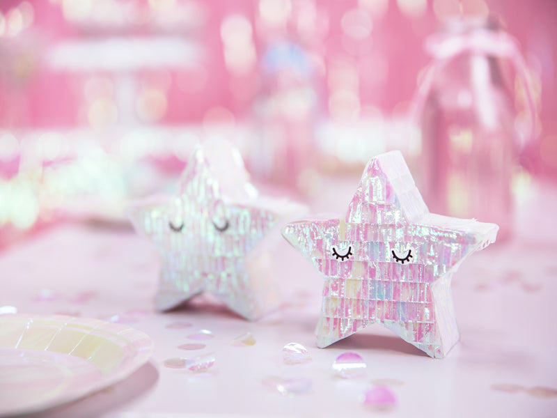 Mini Stern Piñata als Dekoration für Candy Bar, Geburtstag oder Baby Shower