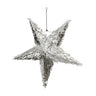 Silberne Stern Piñata von PartyDeco zum Befüllen mit Geschenken, Gutscheinen, Süßigkeiten oder Konfetti